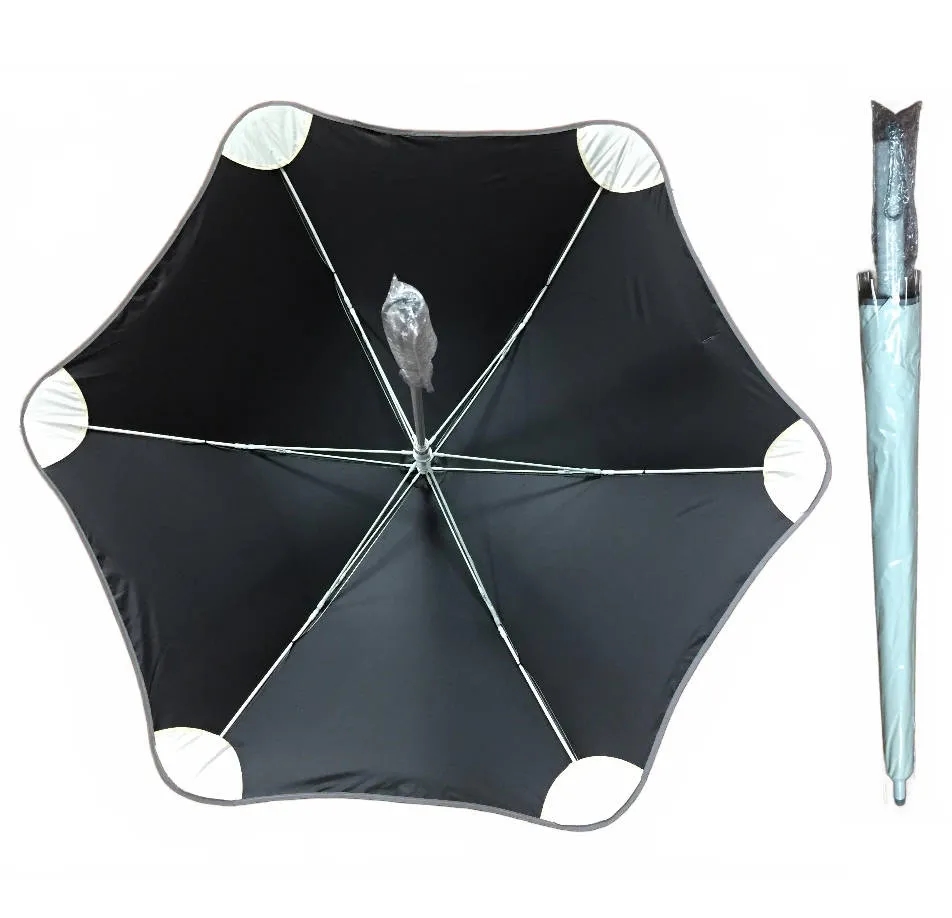 Creative safety bag angle stab proof long handle umbrella 3