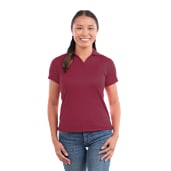 Women's MORENO TEXT MICRO SS POLO 37