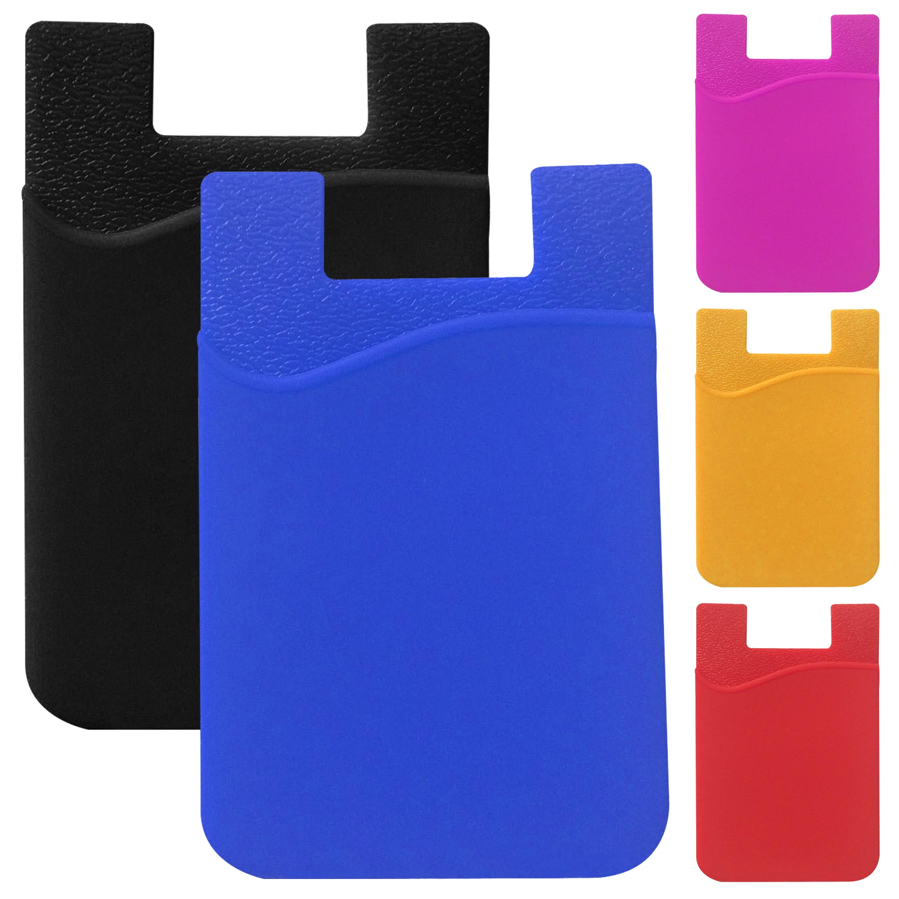 Silicone Phone Card Wallet Holder Back Sticker 2