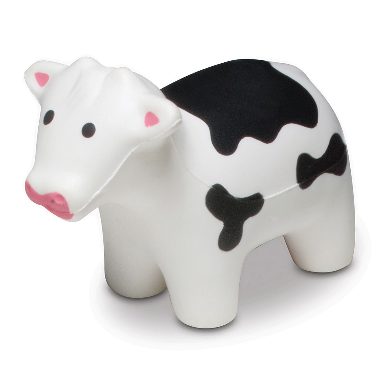 White Cow With Black Spots Stress Shape 4