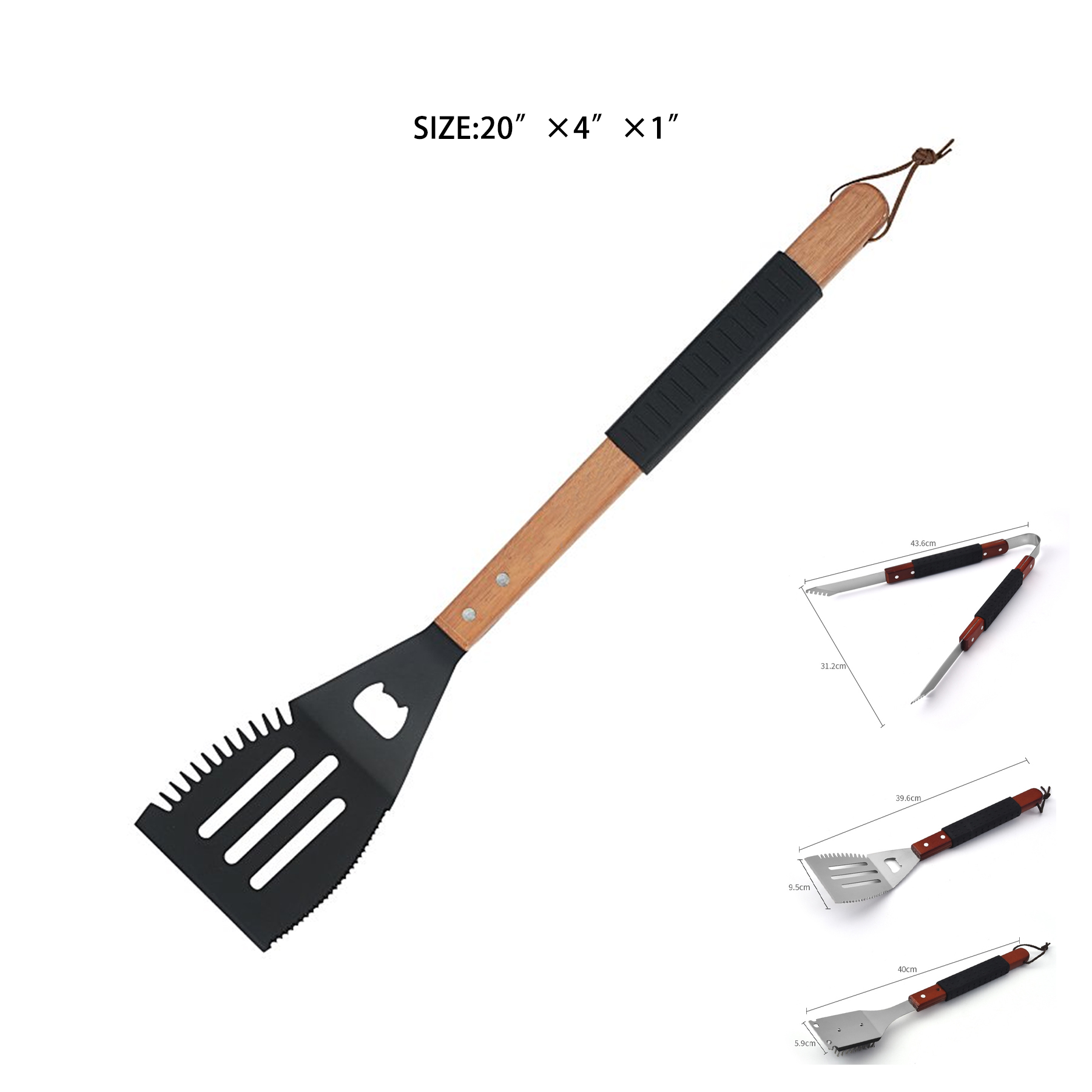 Wood Multifunction BBQ Tool 3