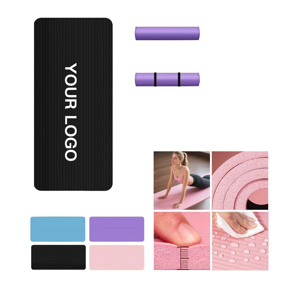 Comfortable Exercise Mat for Yoga and Pilates Sessions 6