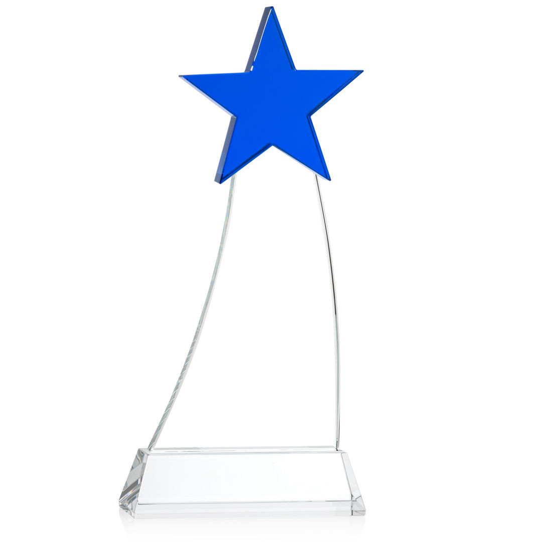 Manolita VividPrint™ Award - Blue/Clear 11