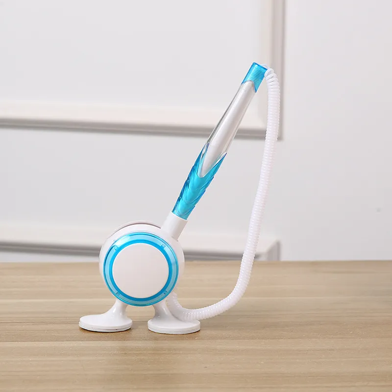 Elastic Rope Adhesive-Backed Base Ballpoint Pen 1