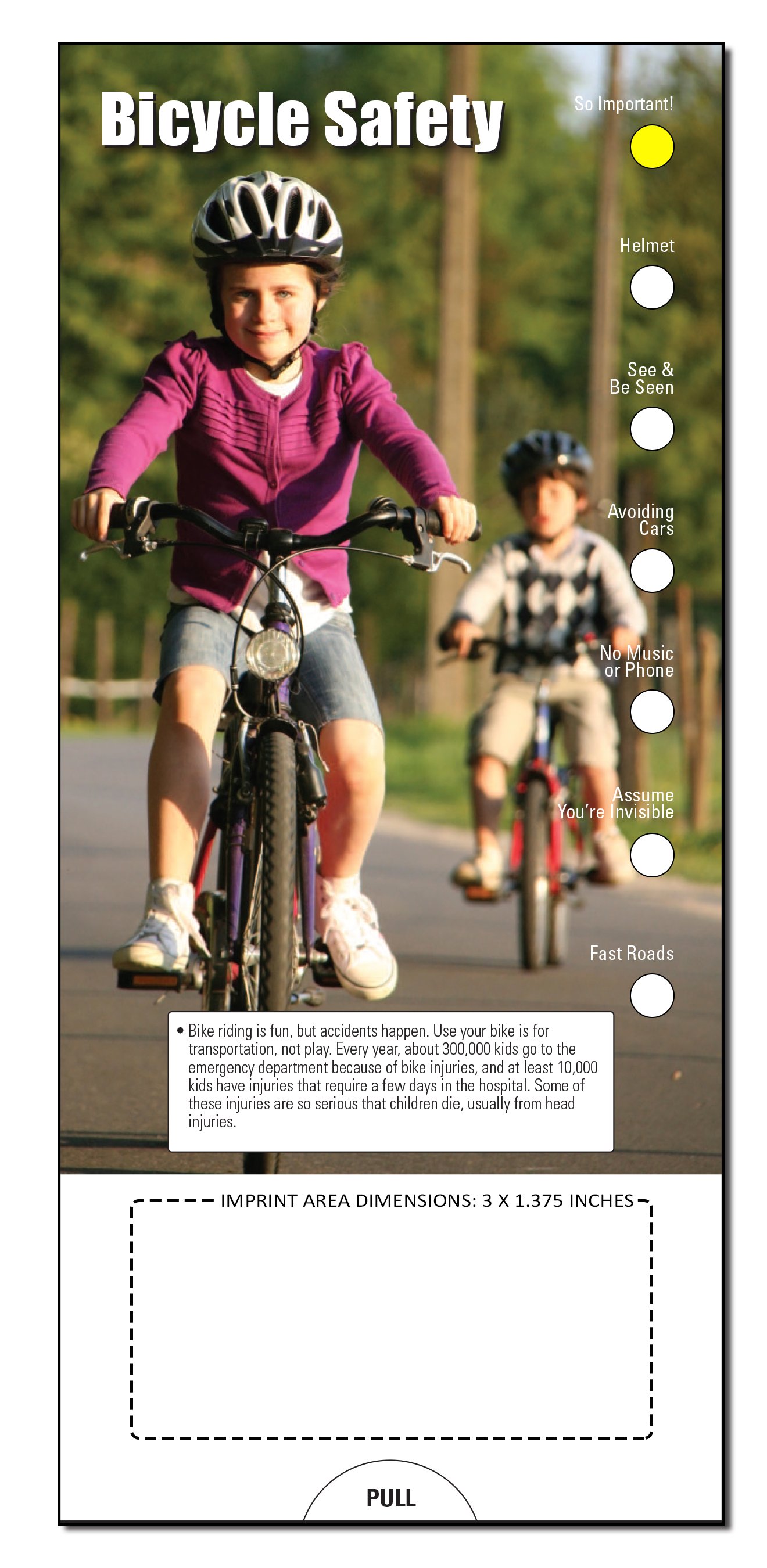 SLIDE CHART - Bicycle Safety Slide Chart 2
