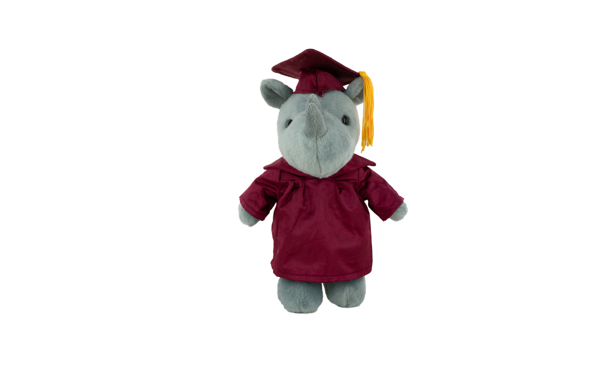 Plush Rhino with Graduation Cap / Gown 5