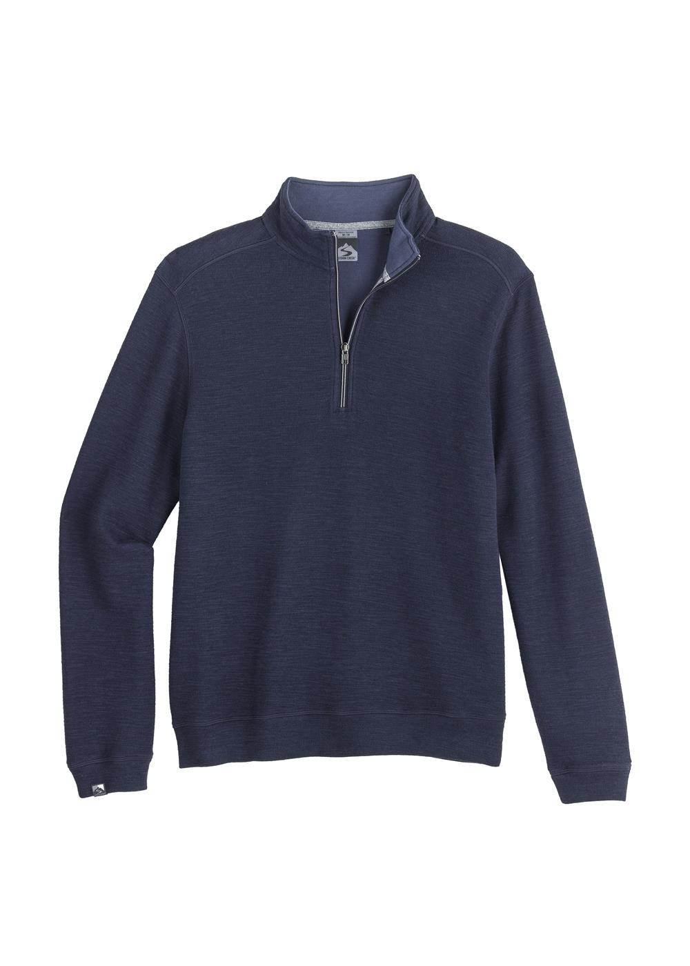 Storm Creek Men's Shoreliner Cotton/Bamboo Blend Quarter Zip, custom hoodie or sweatshirt with logo imprint 22