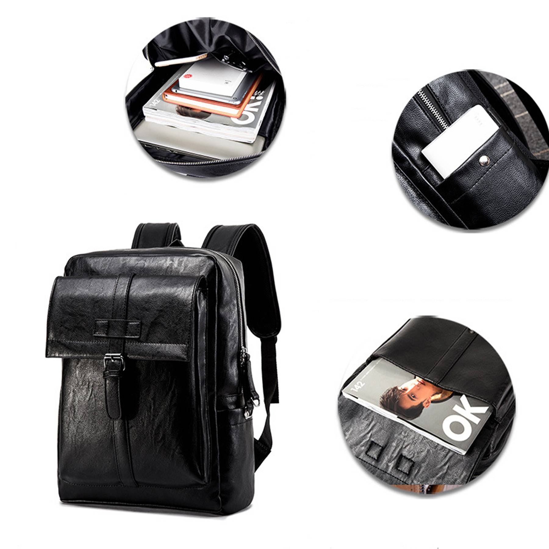 PU Waterproof Business Laptop Bag 6