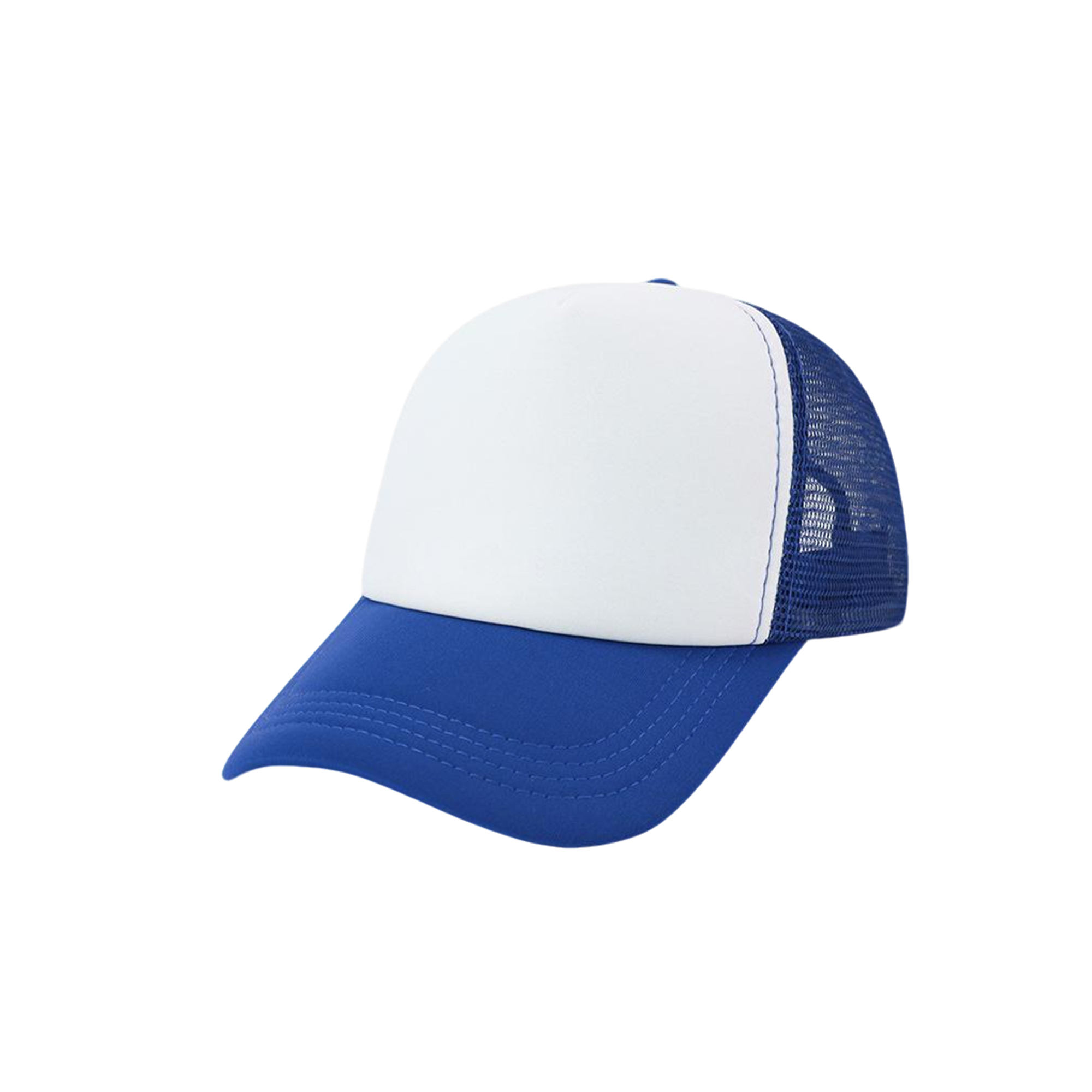 Sponge Mesh Back Trucker Cap With Plastic Snapback 9