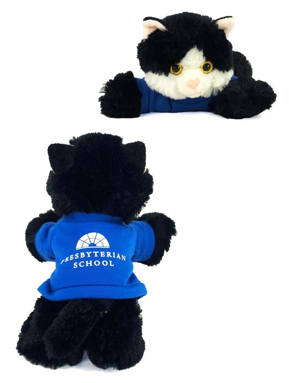 8" Maynard Cat with T-shirt and One Color Imprint 2