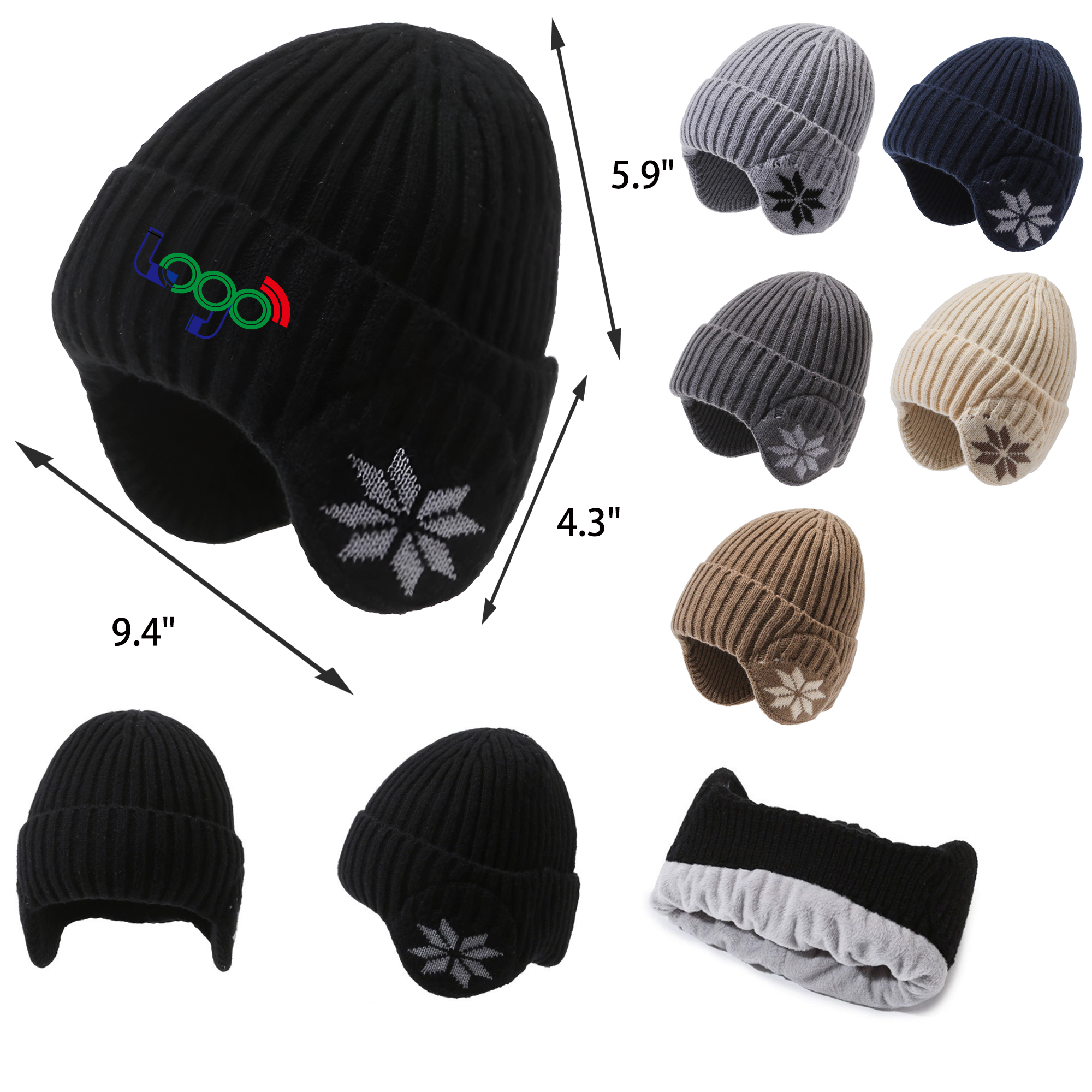 Stylish Winter Fleece Knitted Hat 8