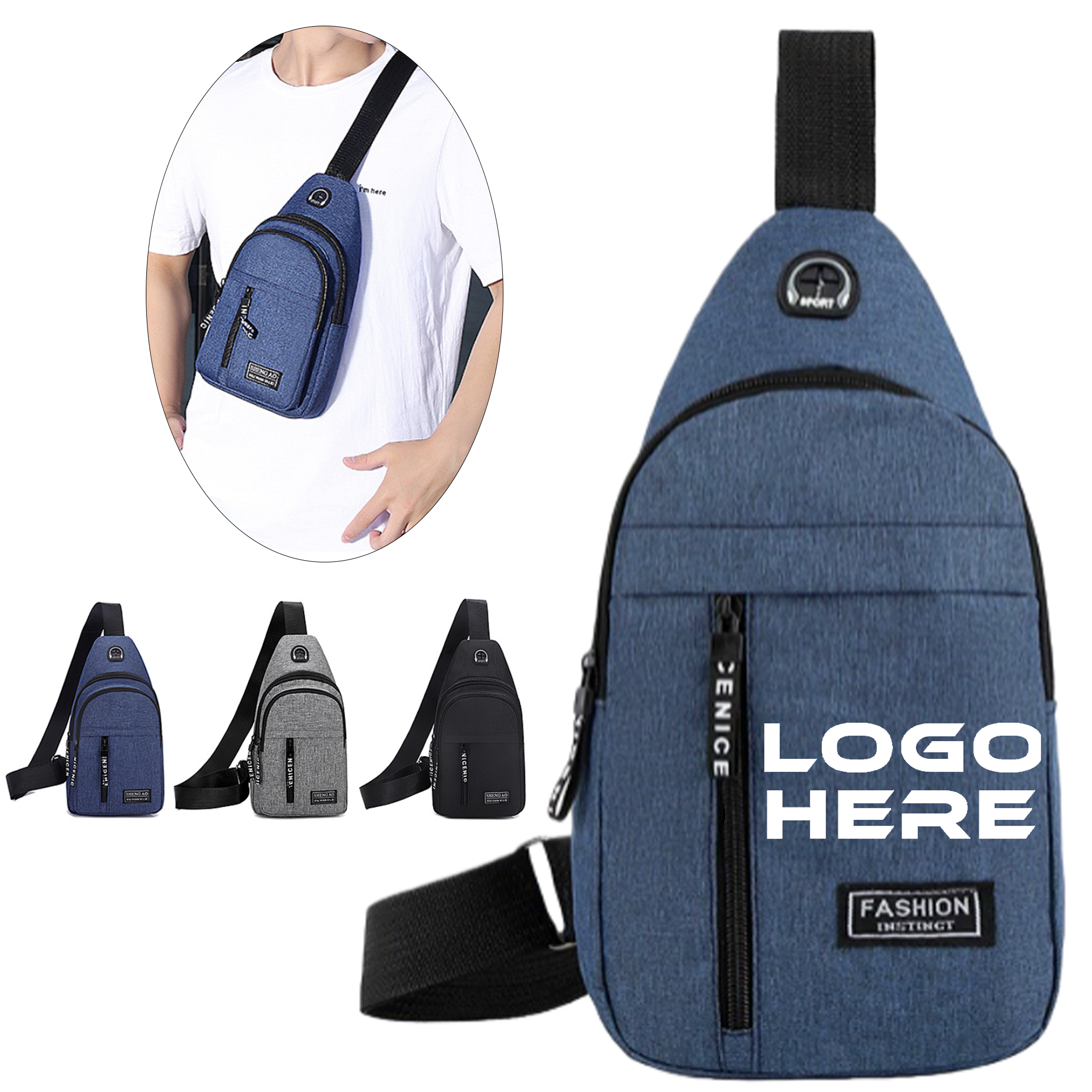 Custom Crossbody Sling Bag 4