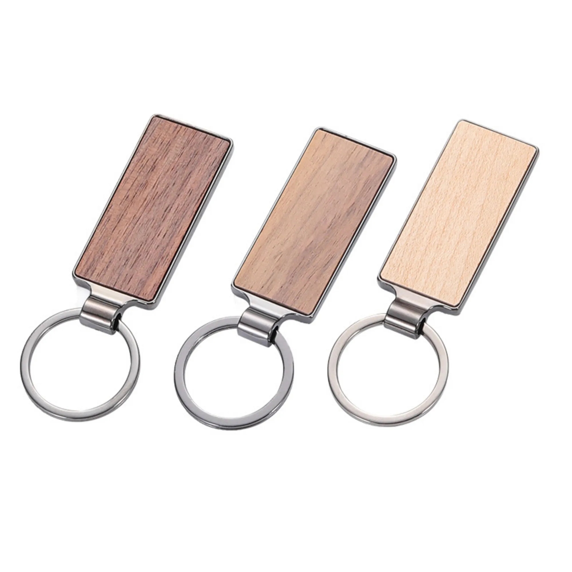 High End Solid Wood Keychain 5