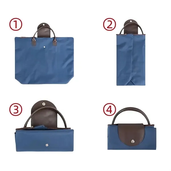 Foldable Shopping Bag with Oxford Cloth Tote, custom tote bag with logo imprint 3