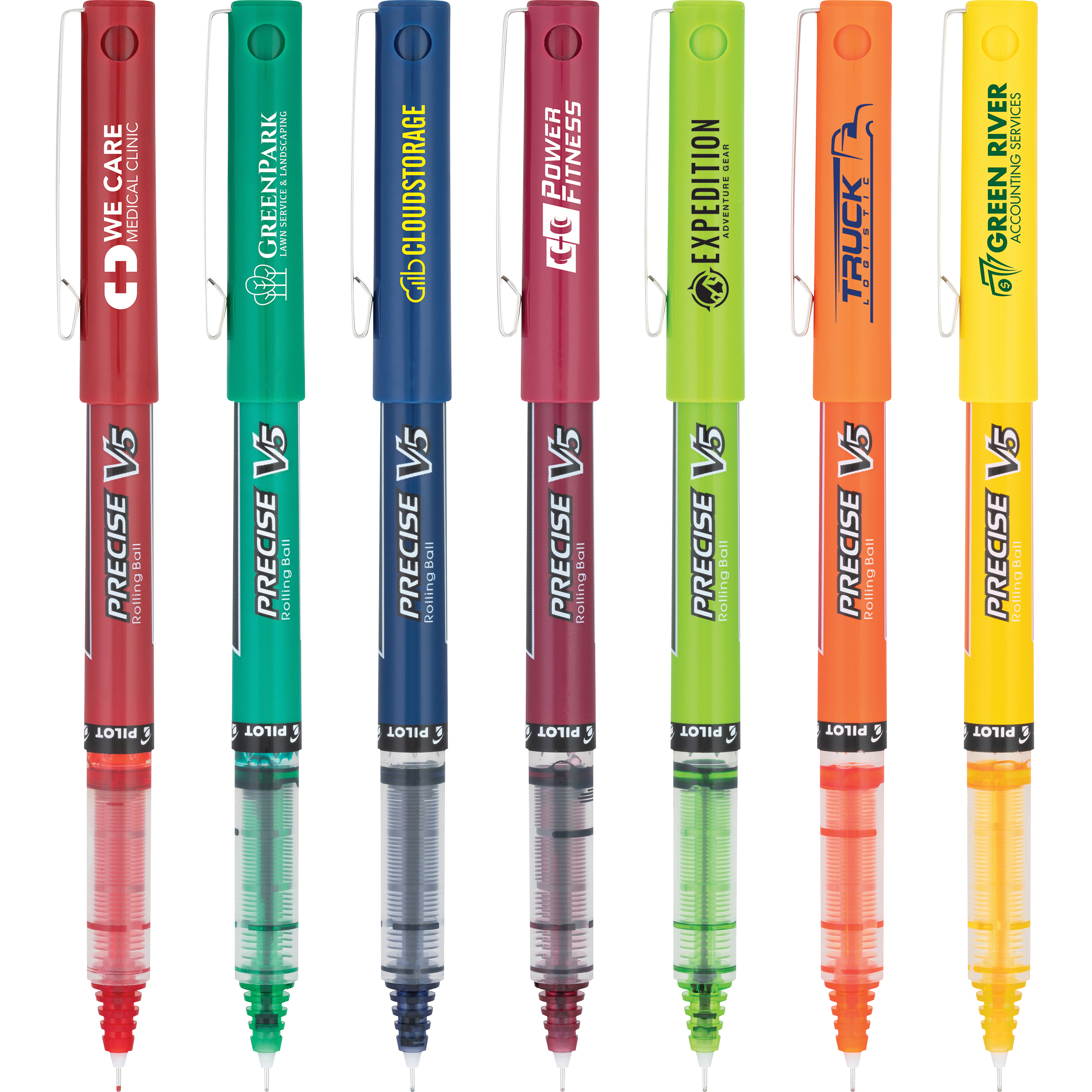 Precise® V5 Premium Rolling Ball Pen with Cap Imprint 2