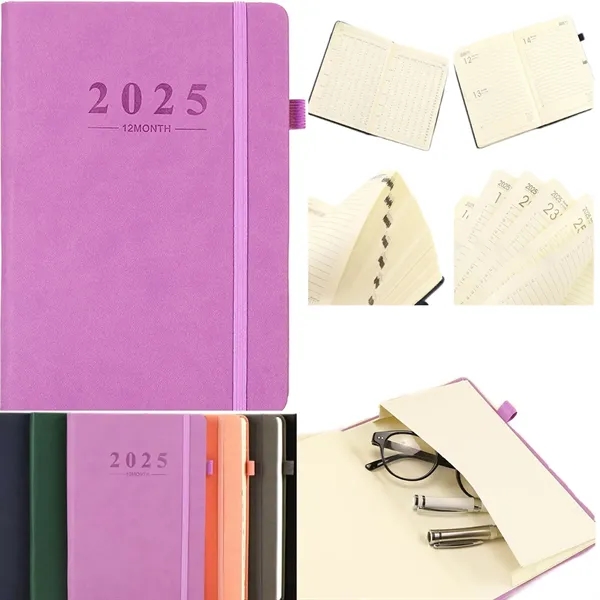 Elegant 2025 Weekly Planner with Hourly Scheduling