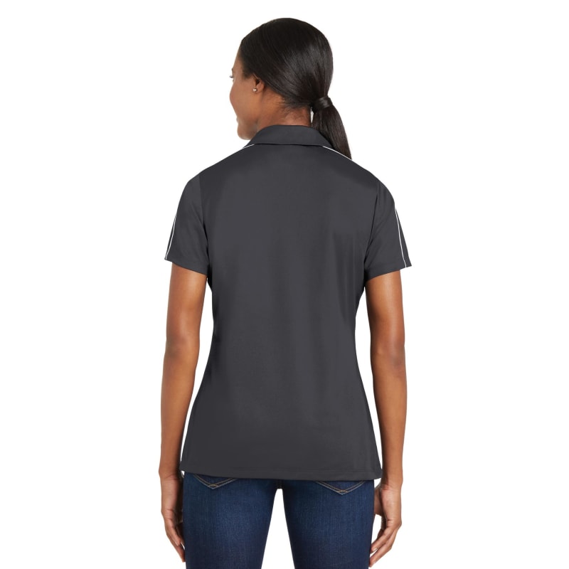 Sport-Tek Women's Micropique Sport-Wick Piped Polo. 11