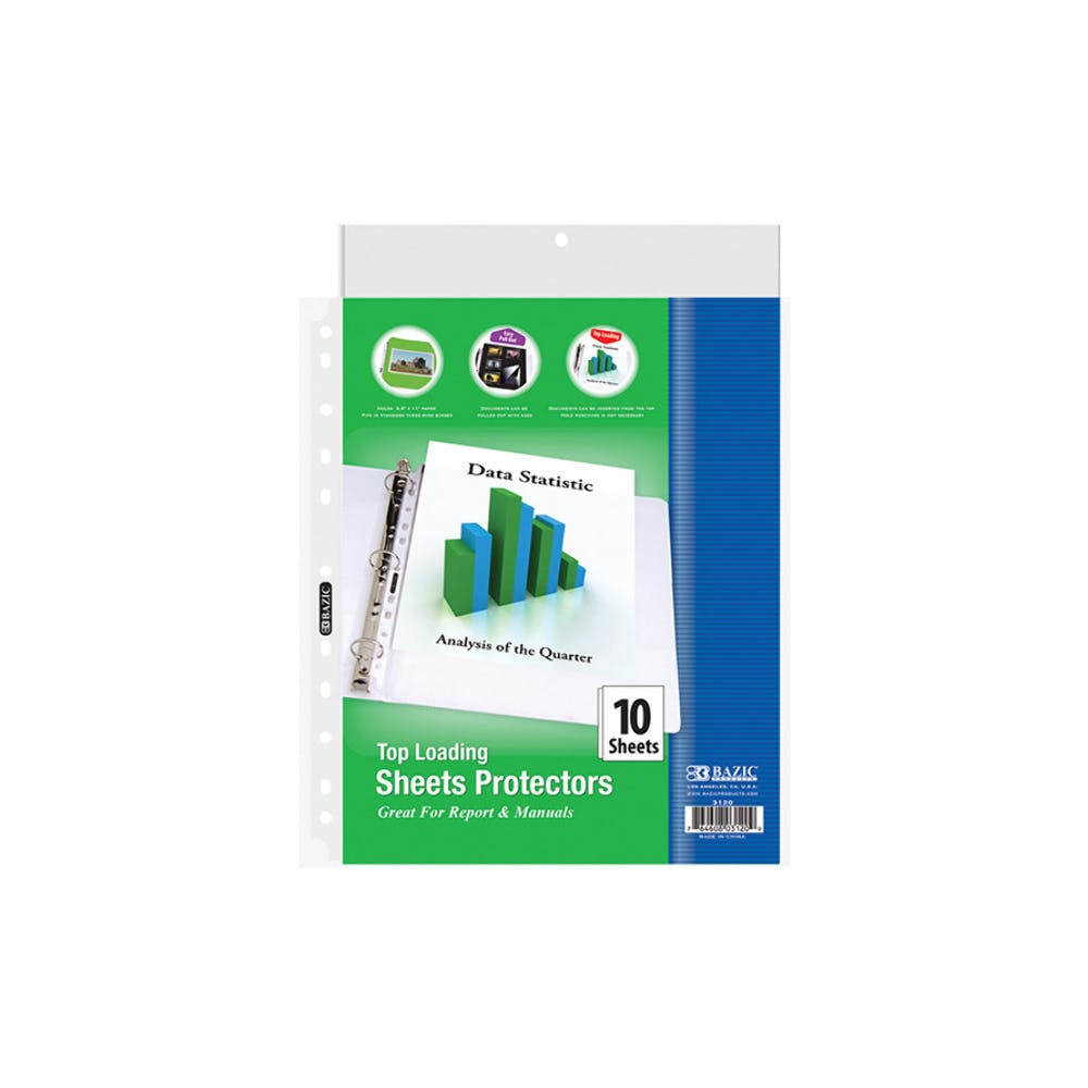 Top Loading Sheet Protectors - 10 Pack 1