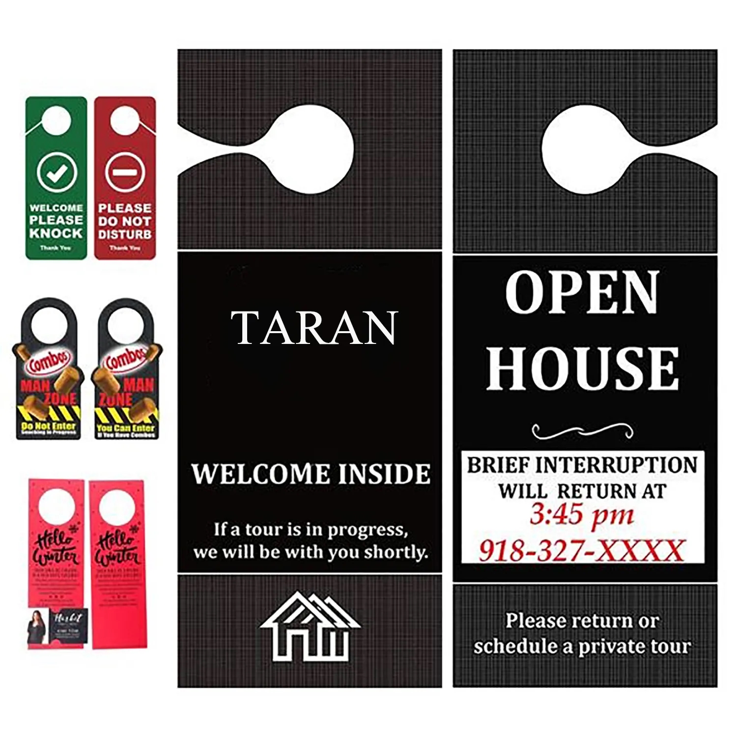 Custom Please Do Not Disturb Door Hanger Sign 6