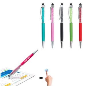 Metal Pen With Rainbow Diamonds 5