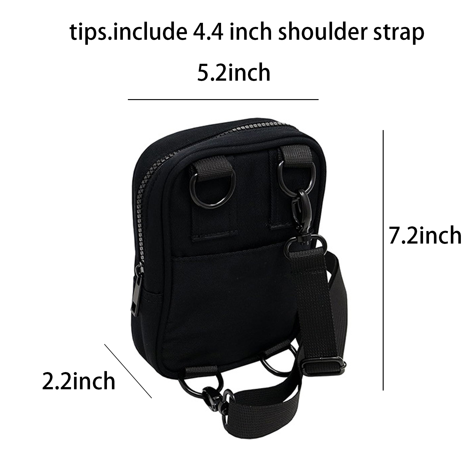 Custom Crossbody Bag with Detachable Waist Pack 3