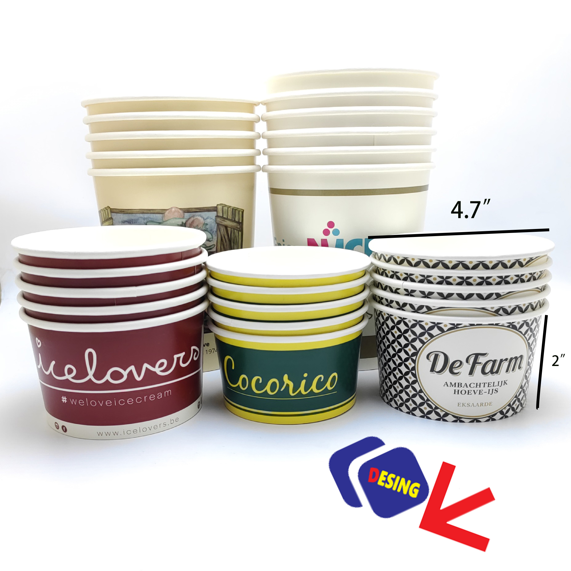 Customizabl 12OZ Disposable Bowls 2
