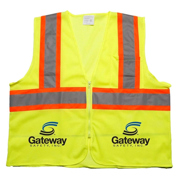 ANSI 2 Tri Color Safety Vest 6