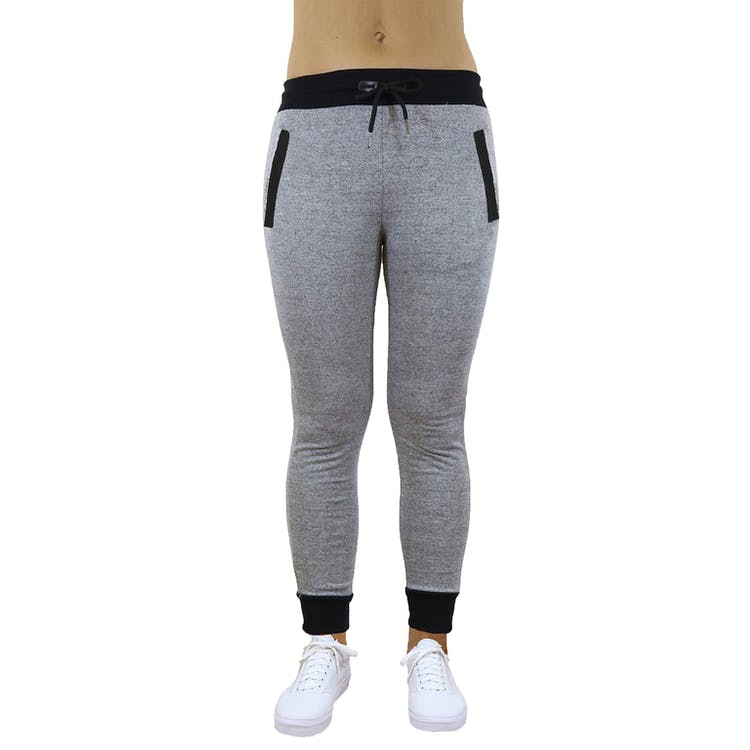Women's Sweatpants - S-XL Heather Gray Slim Fit 1