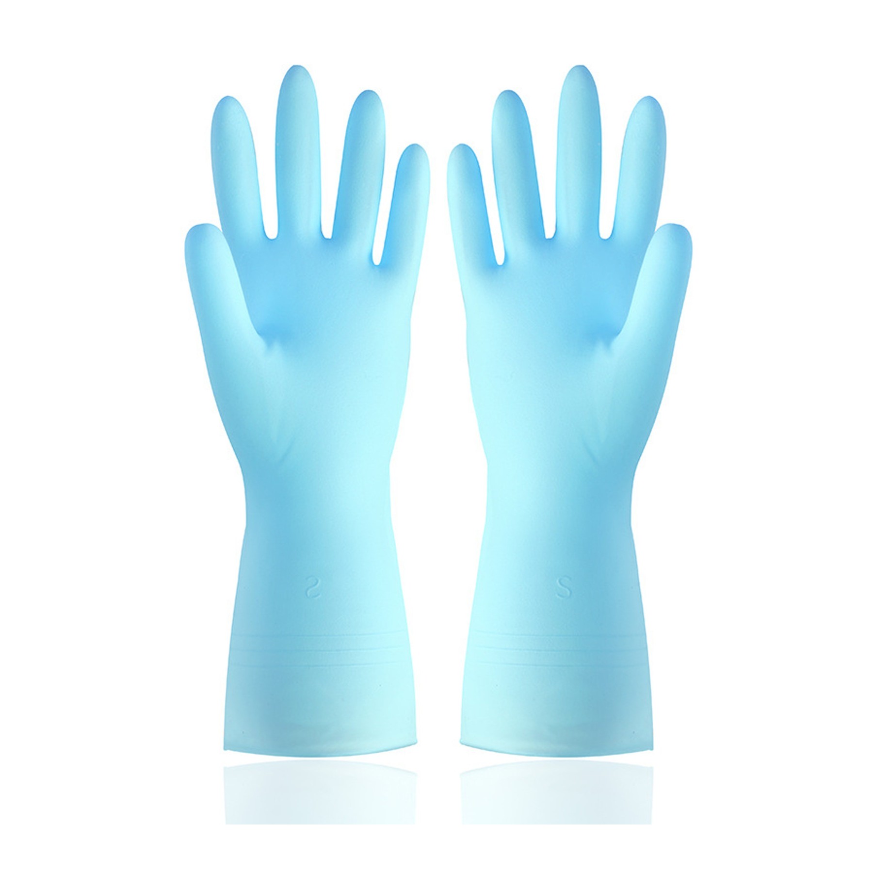 Rubber Kitchen Dishwashing Gloves 6