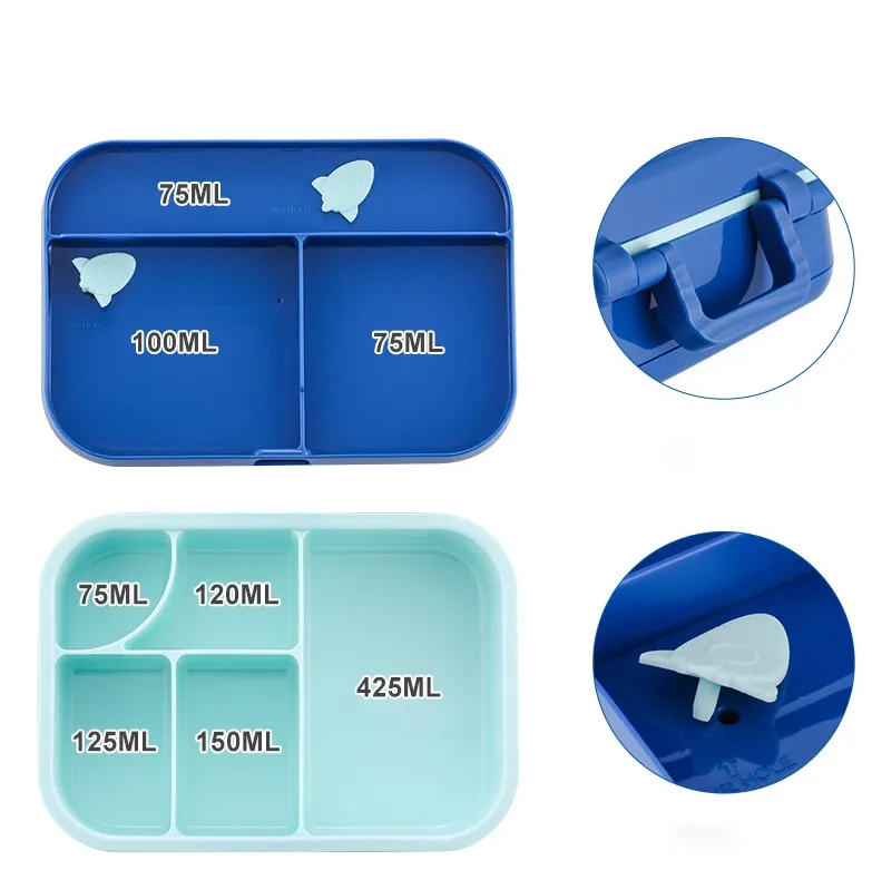 BPA Free Bento Lunch Box with Utensils 6
