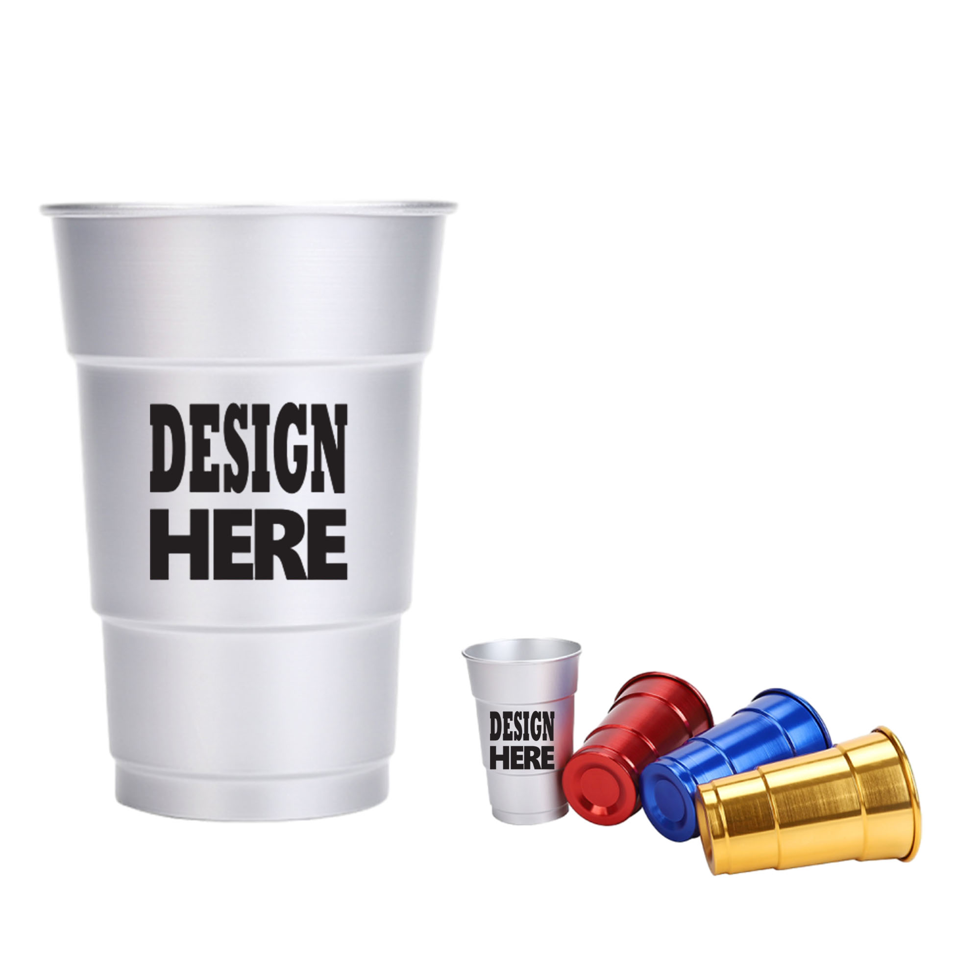 Customizable 16 oz Eco-Friendly Aluminum Cup 1