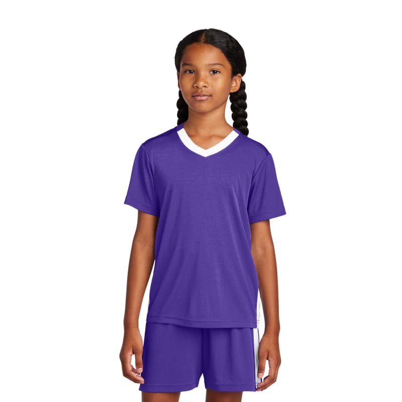 Sport-Tek Youth Competitor United V-Neck 59