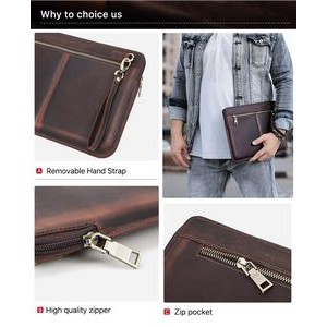 Multifunction Leather Laptop Sleeve 13 Inches Bag With Pocket 7