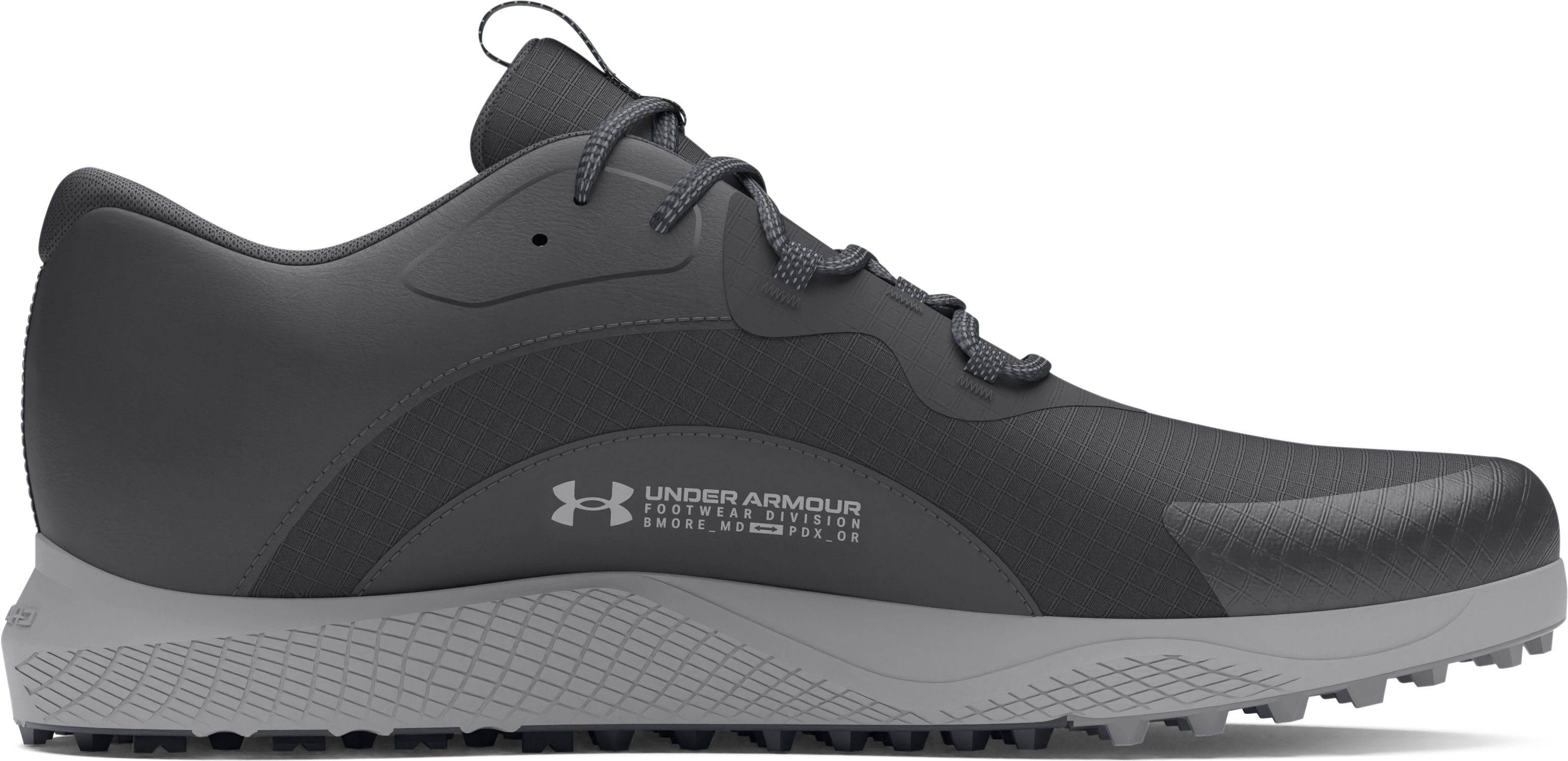UA Charged Draw 2 Spikeless Men's Golf Shoes, custom athletic wear with logo imprint 7