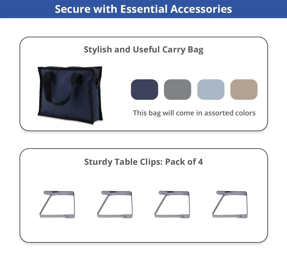 Fitted Table Cover - 3 sided (4ft x 2.5ft) 3