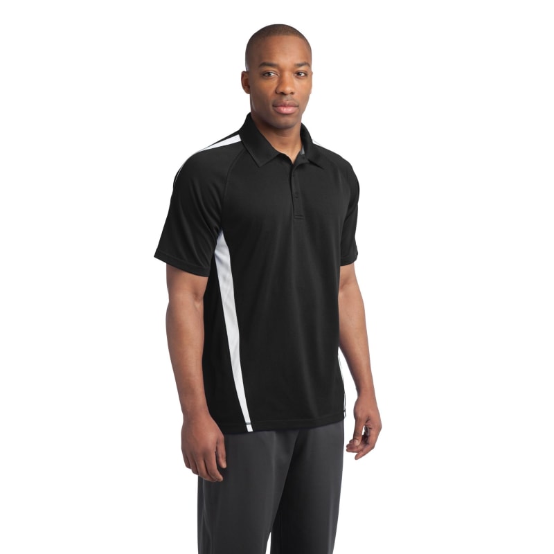 Sport-Tek PosiCharge Micro-Mesh Colorblock Polo. 51