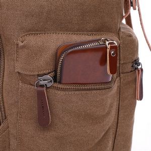 Classic Canvas School Travel Backpack 2