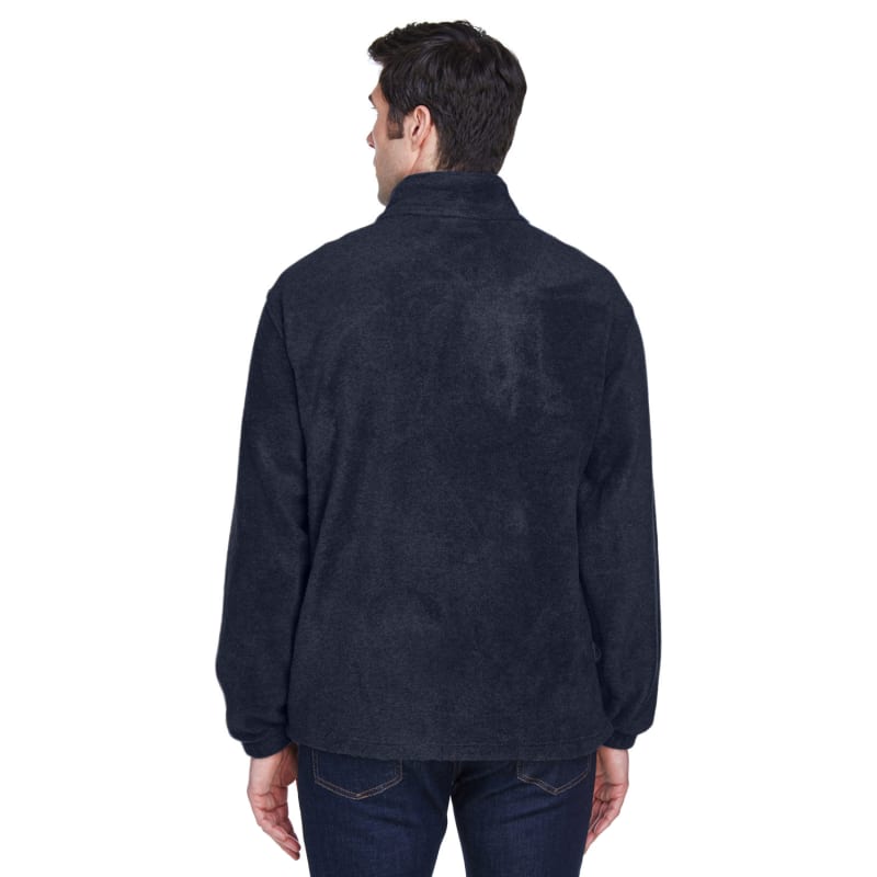 Harriton Men's Tall 8 Oz. Full-Zip Fleece 7