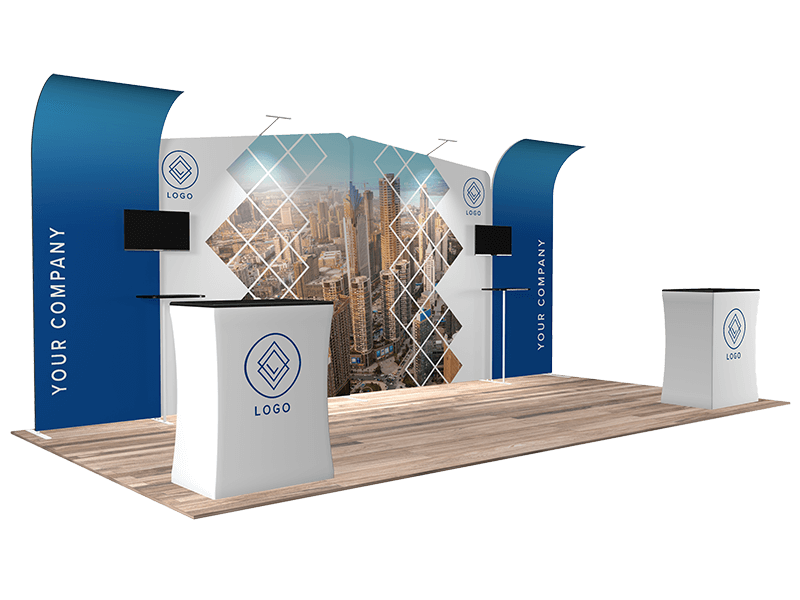 Quick N Fit Trade Show Display Booth 1214
