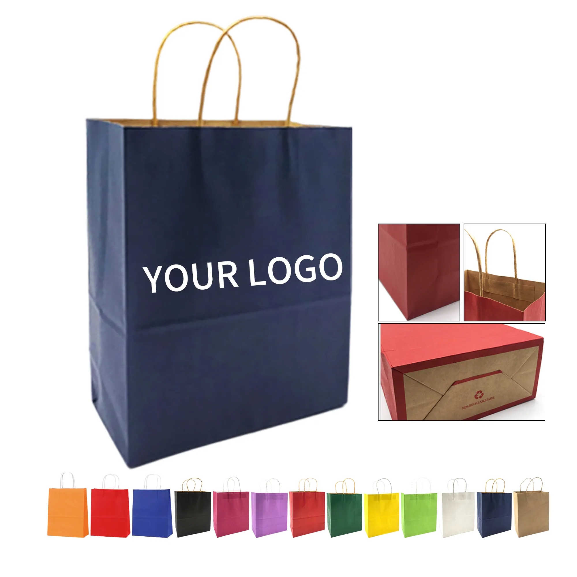 Durable Paper Shopping Bag Compact and Reusable 1