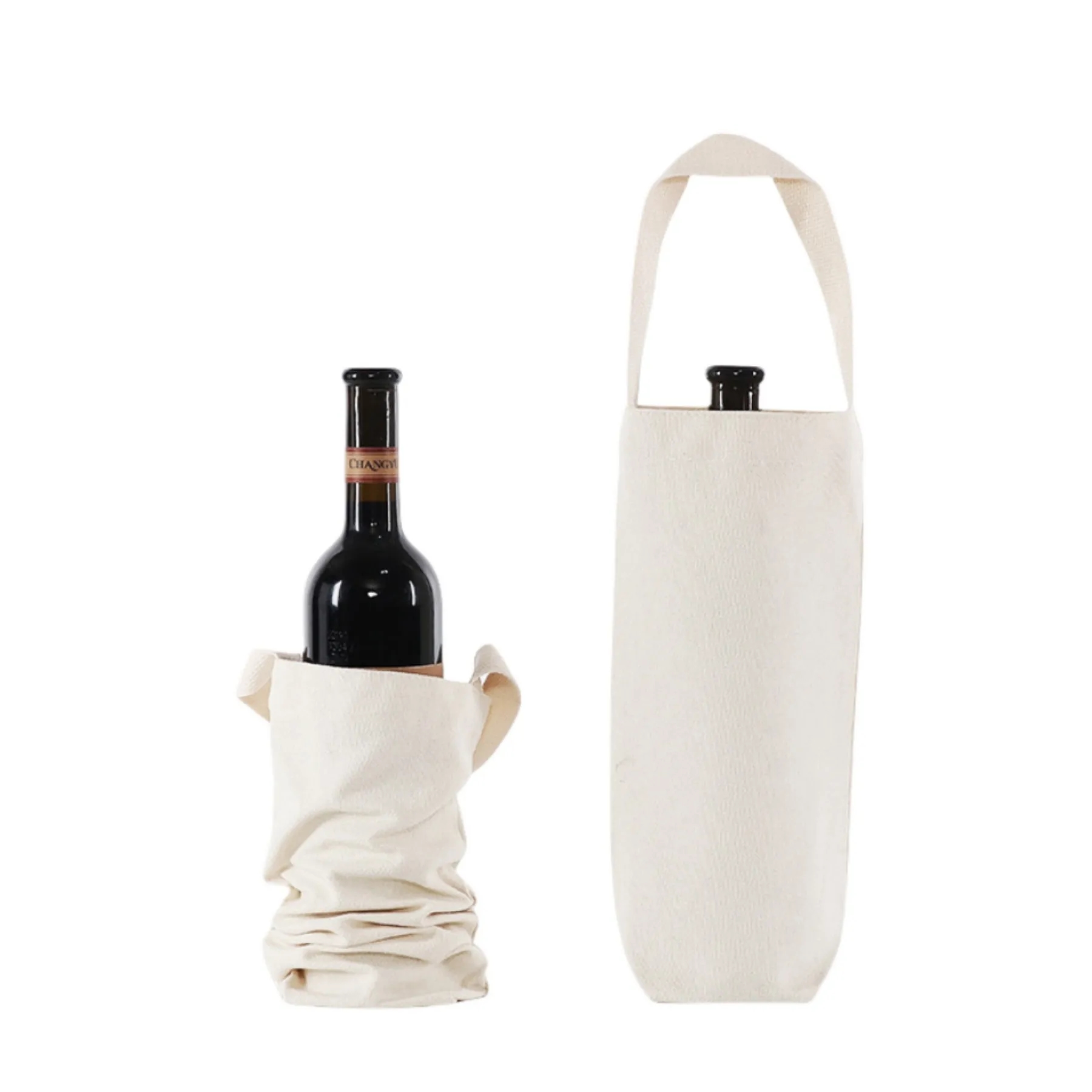 Single Bottle Wine Tote Bag 6