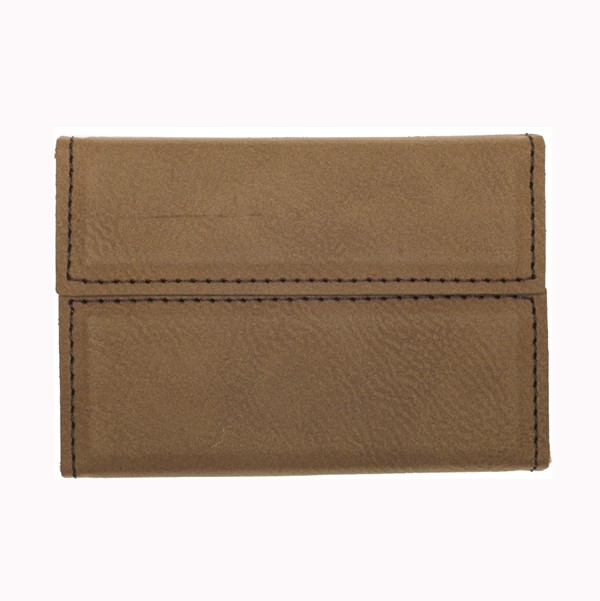 Leatherette Hard Case Business Card Holder - 4