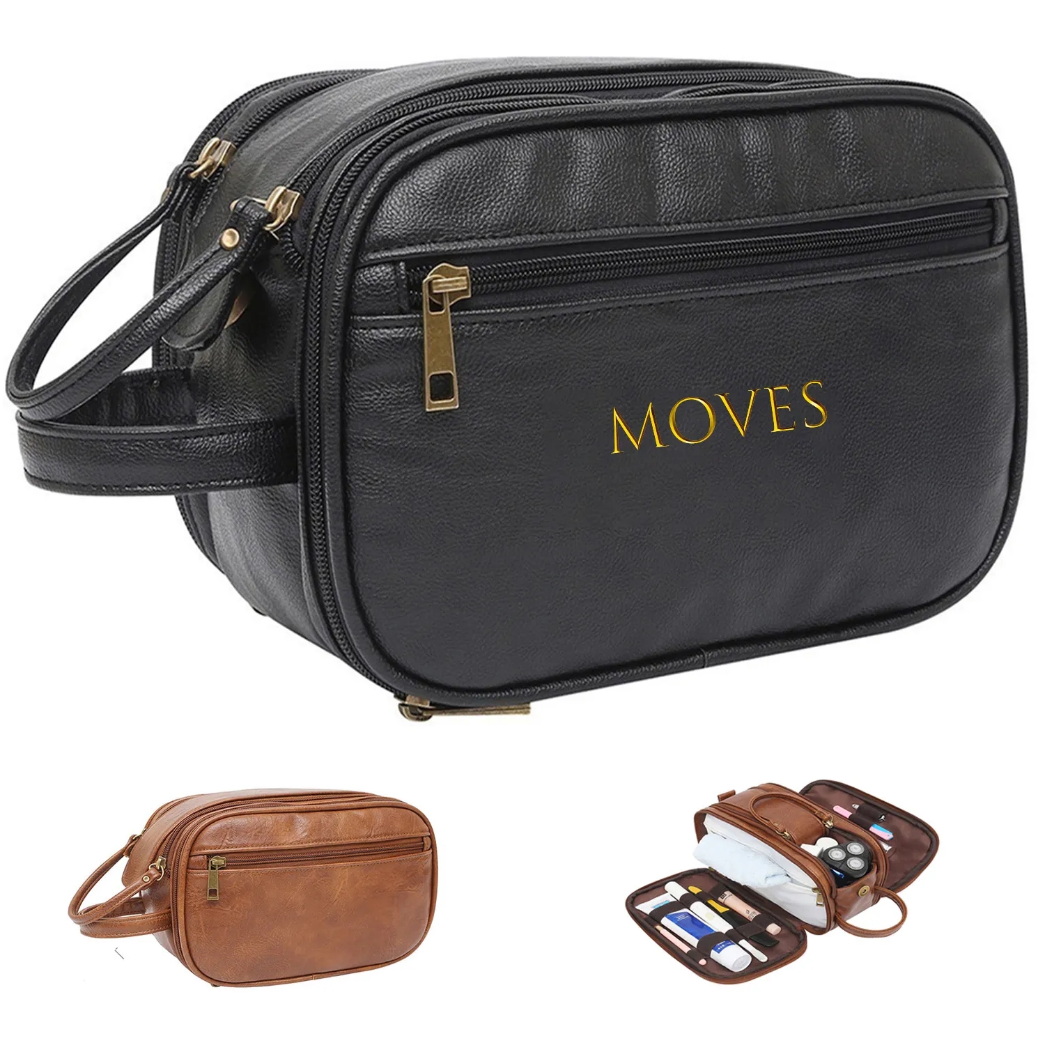 Pu Leather Toiletry Bag 2