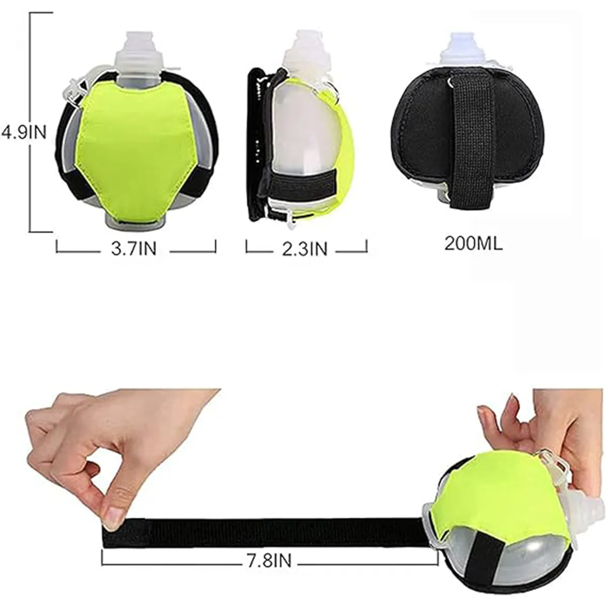 Leak Proof Adjustable Wearable Hands Free Water Bottle 7