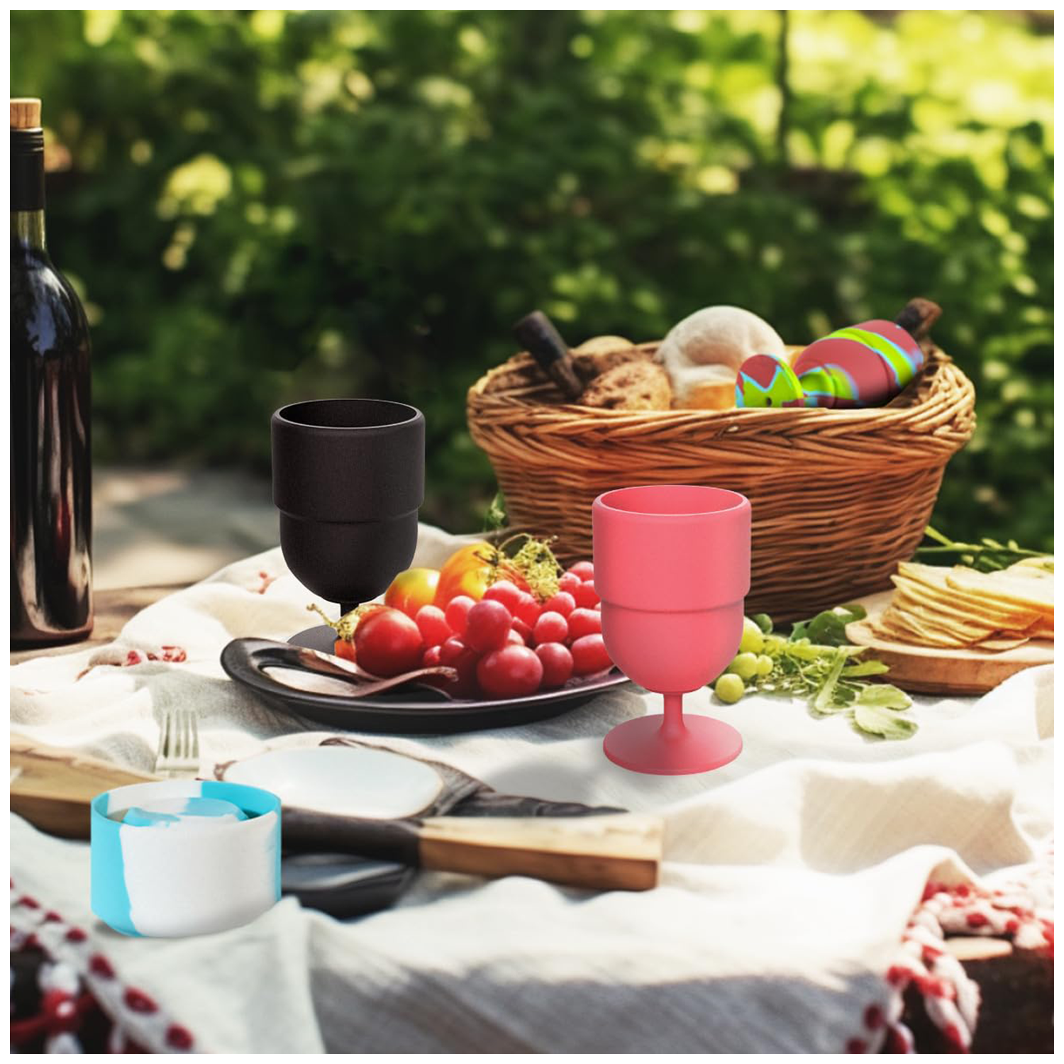 Folding Silicone Wine Glasses 5