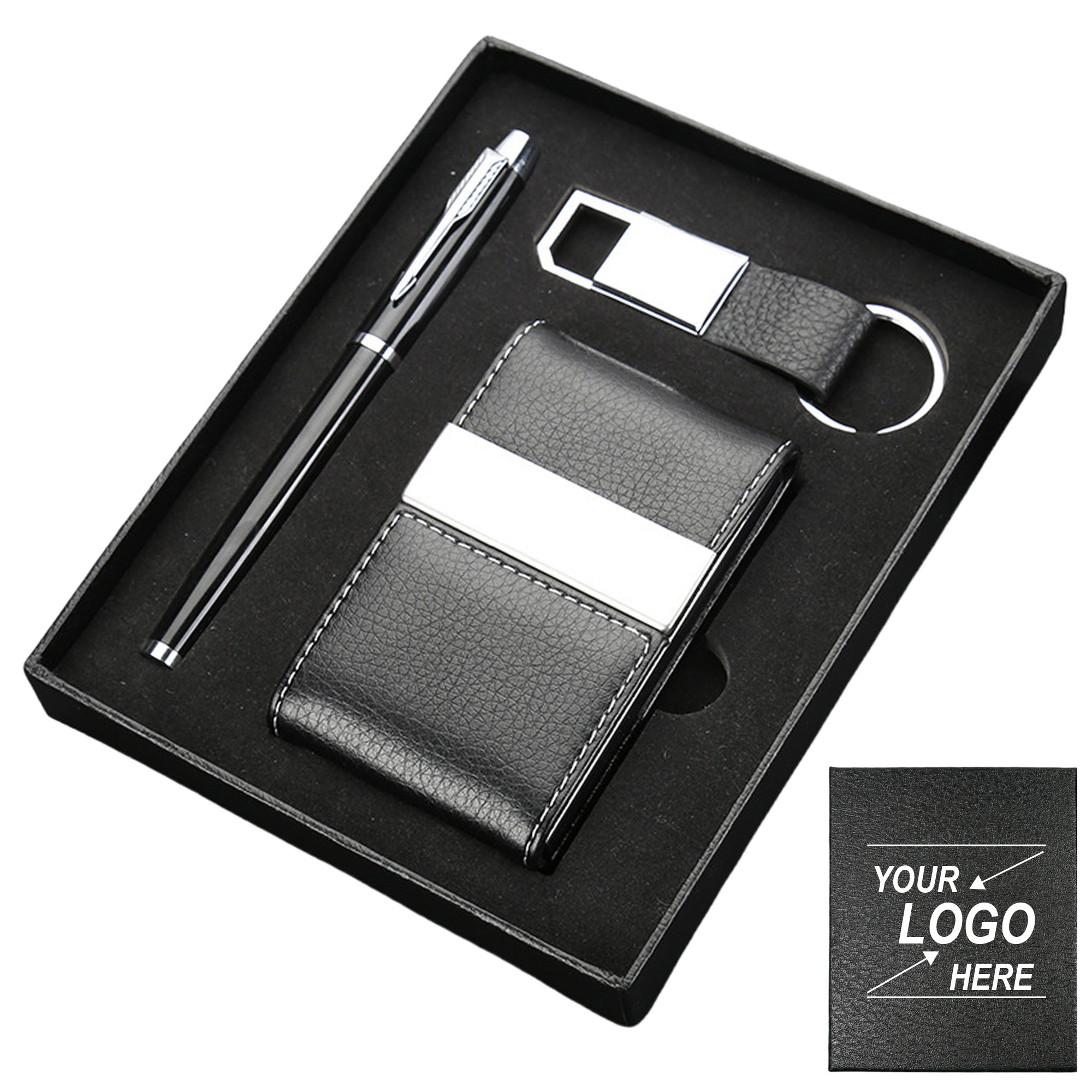 Elegant Business Gift Set - Keychain 1