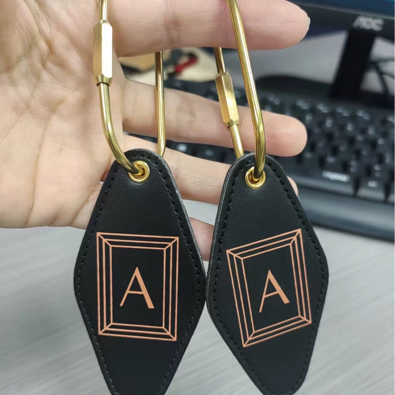Leather Motel Keychain 3
