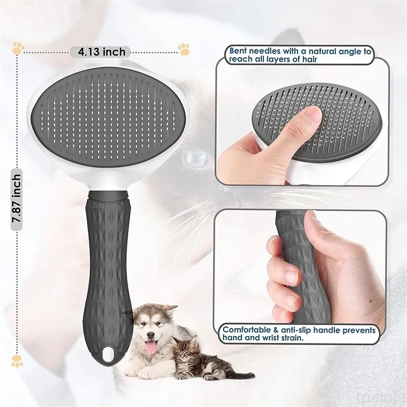 Pet Dog Hair Comb Brush 6