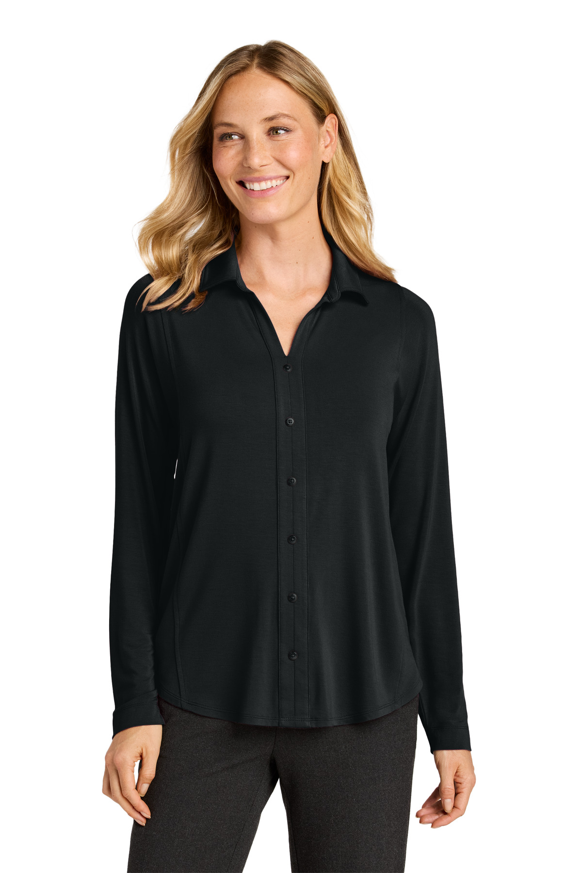 Port Authority Women's Luxe Knit Button Tunic LK5602 26