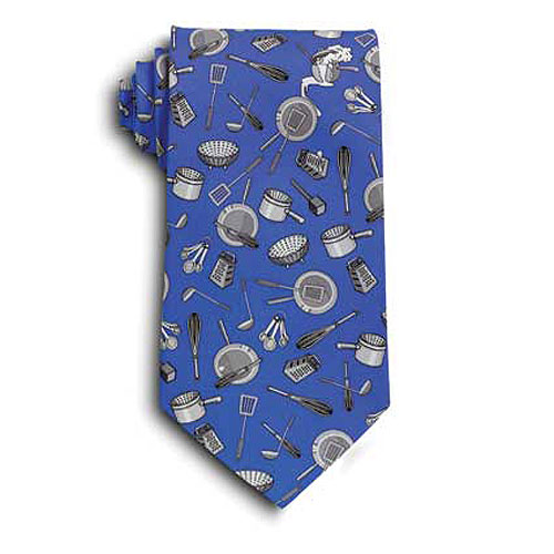 Utensils Pattered Tie 2